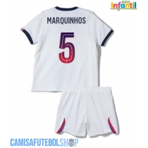 Camisa de time de futebol Paris Saint-Germain Marquinhos #5 Replicas 2º Equipamento Infantil 2026-27 Manga Curta (+ Calças curtas)